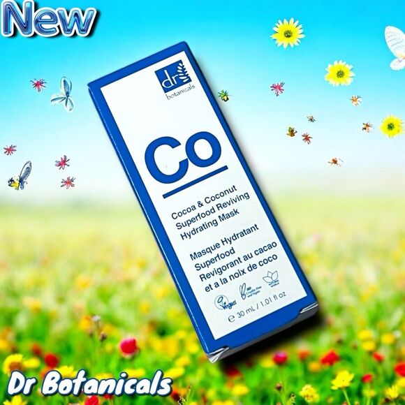 New NIB Dr Botanicals Cocoa Coconut Superfood Reviving Hydrating Mask - Picture 3 of 7